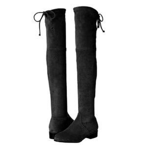Kaitlyn Pan Black Over The Knee Boots